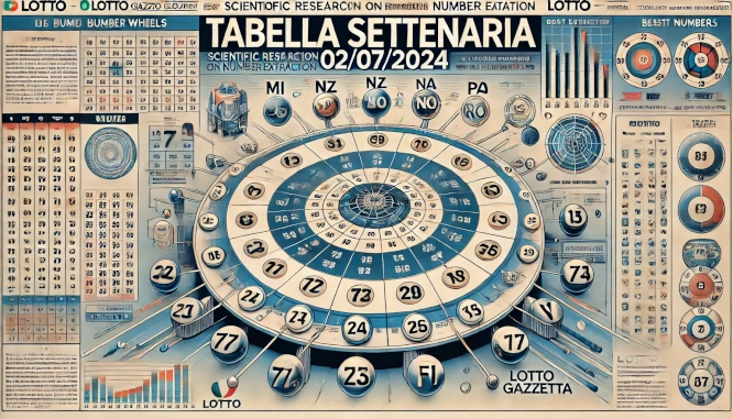 La Tabella SETTENARIA per il 02/07/2024