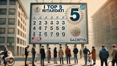 I Top 5 ritardatari di ogni ruota per il 23/07/2024