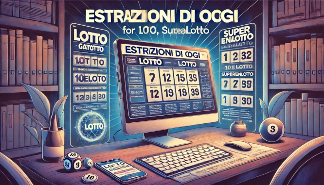 Lotto 10eLotto Superenalotto del 23/07/2024