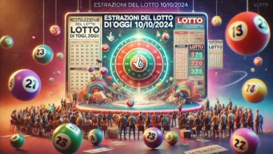 Estrazioni del lotto di oggi 10/10/2024