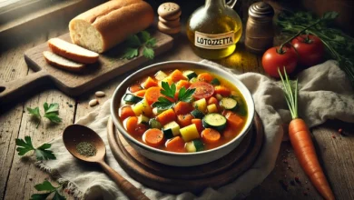 Zuppa di Verdure al Profumo di Limone