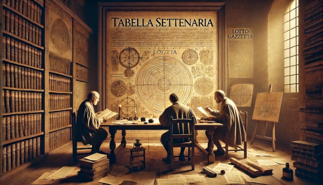 La Tabella SETTENARIA per il 22/11/2024