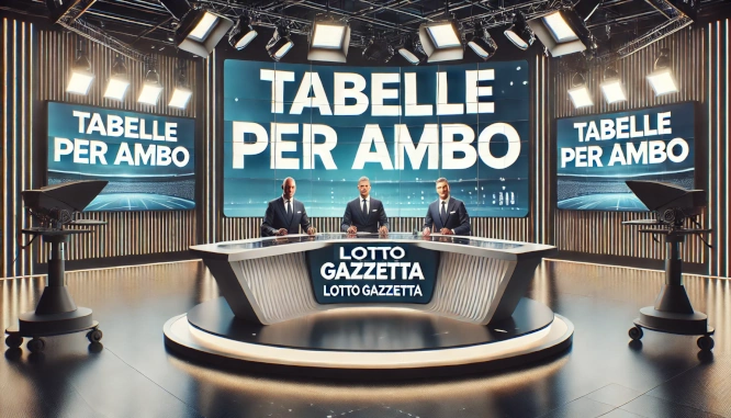 Tabelle per ambo del 30/11/2024