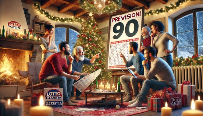 Previsioni Lotto col 90 del 24/12/2024