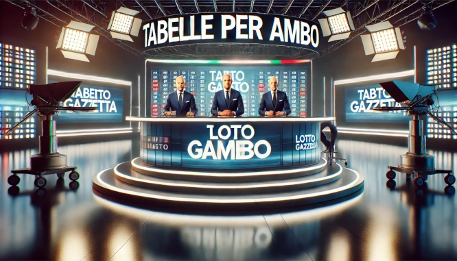 Tabelle per ambo del 10/12/2024