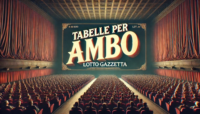 Tabelle per ambo del 12/12/2024