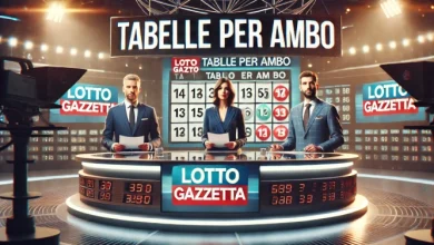 Tabelle per ambo del 19/12/2024