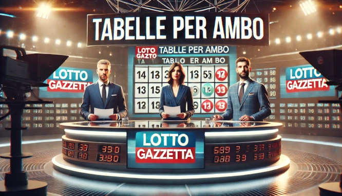 Tabelle per ambo del 19/12/2024