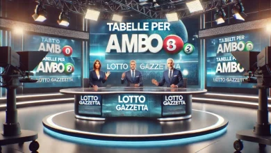 Tabelle per ambo del 20/12/2024