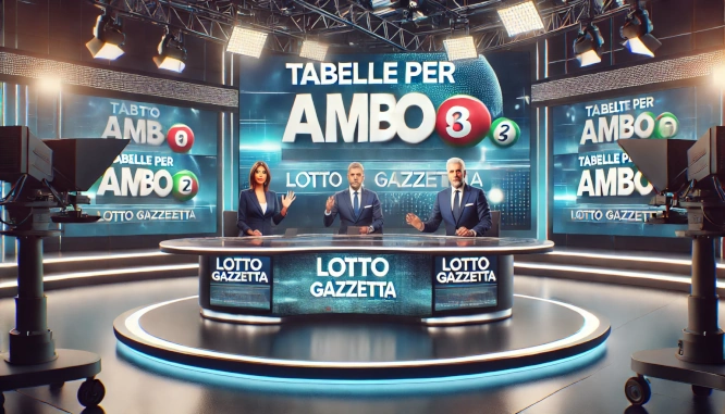 Tabelle per ambo del 20/12/2024