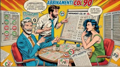 Gli abbinamenti con il 90 del 17/01/2025