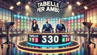 Tabelle per ambo del 04/01/2025