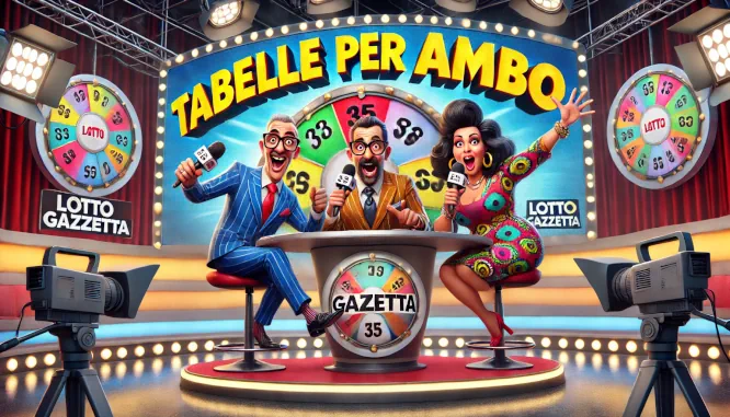 Tabelle per ambo del 07/01/2025