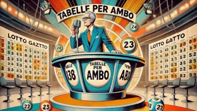 Tabelle per ambo del 09/01/2025