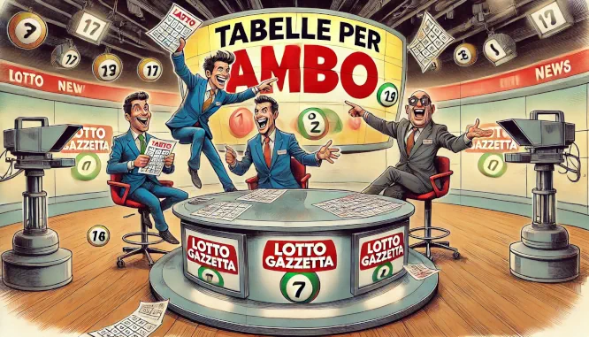 Tabelle per ambo del 21/01/2025