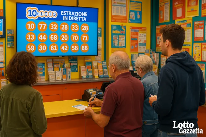 Estrazioni del 10eLotto del 10/04/2025
