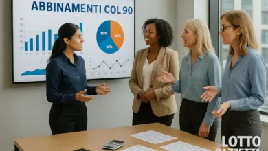 Gli abbinamenti con il 90 del 24/04/2025