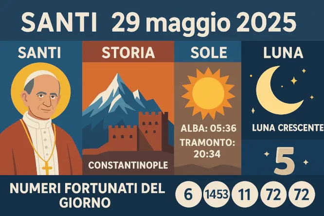 Almanacco 29 Maggio 2025 Almanacco 29 Maggio 2025