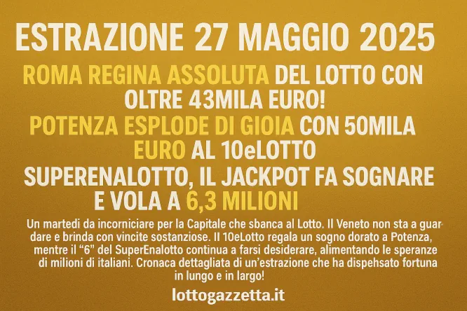 Roma Regina Assoluta del Lotto