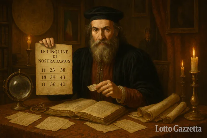 Le cinquine di NOSTRADAMUS del 17/05/2025