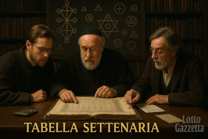 La Tabella SETTENARIA per il 17/05/2025