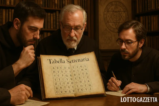 La Tabella SETTENARIA per il 22/05/2025