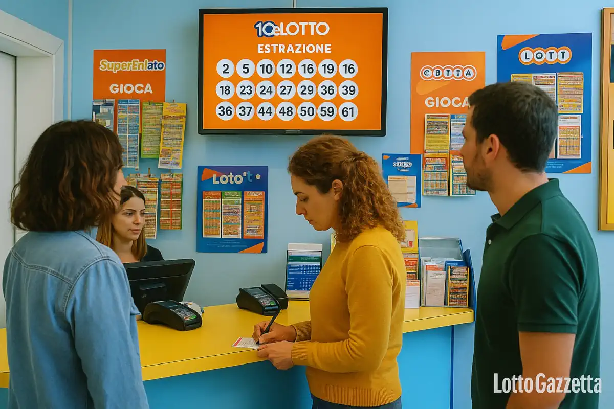 Estrazioni del 10eLotto del 01/07/2025