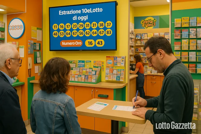 Estrazioni del 10eLotto del 06/06/2025
