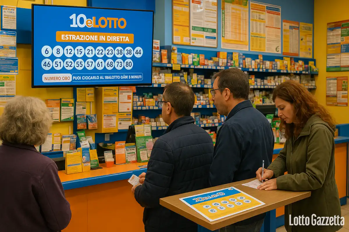 Estrazioni del 10eLotto del 17/06/2025