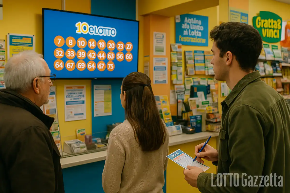 Estrazioni del 10eLotto del 21/06/2025