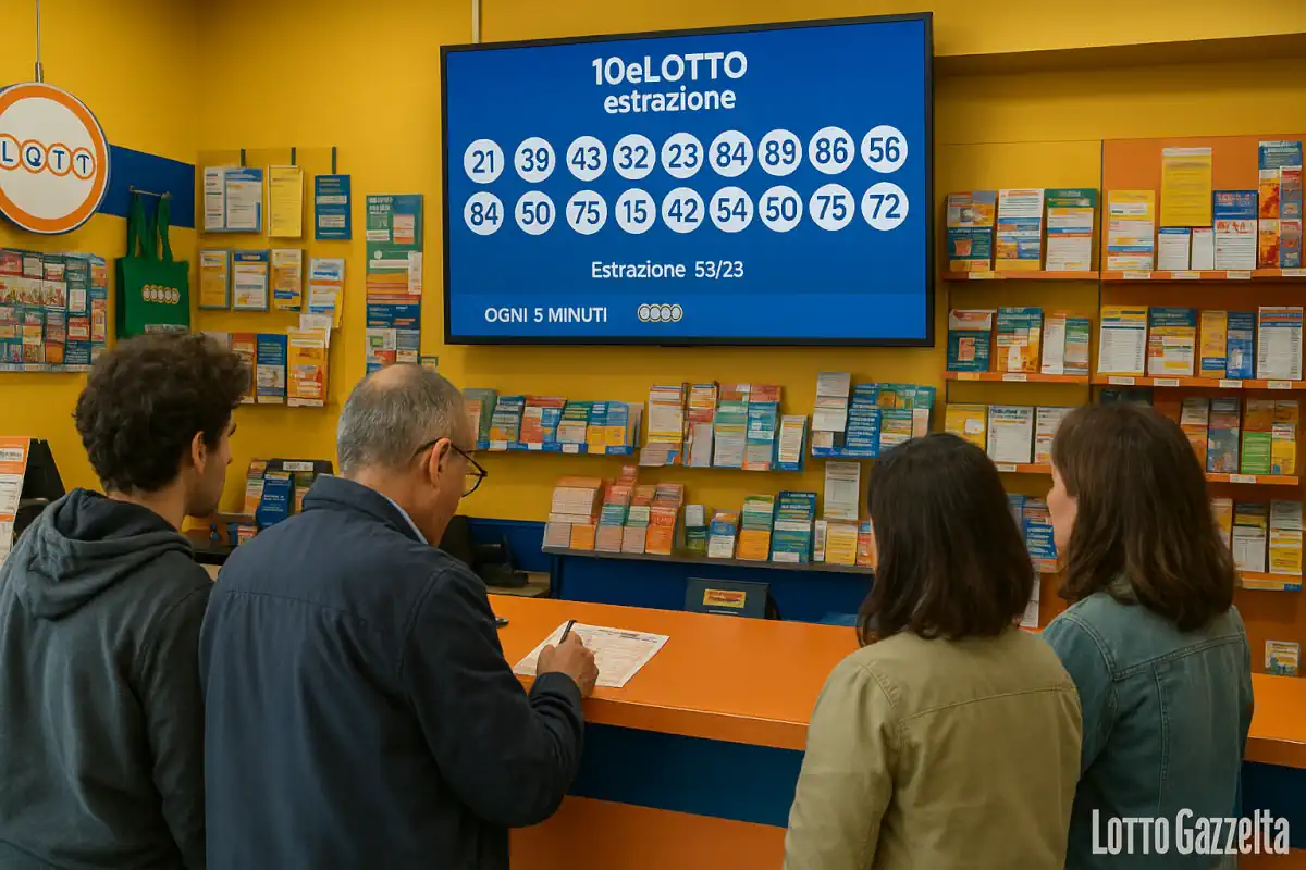 Estrazioni del 10eLotto del 24/06/2025