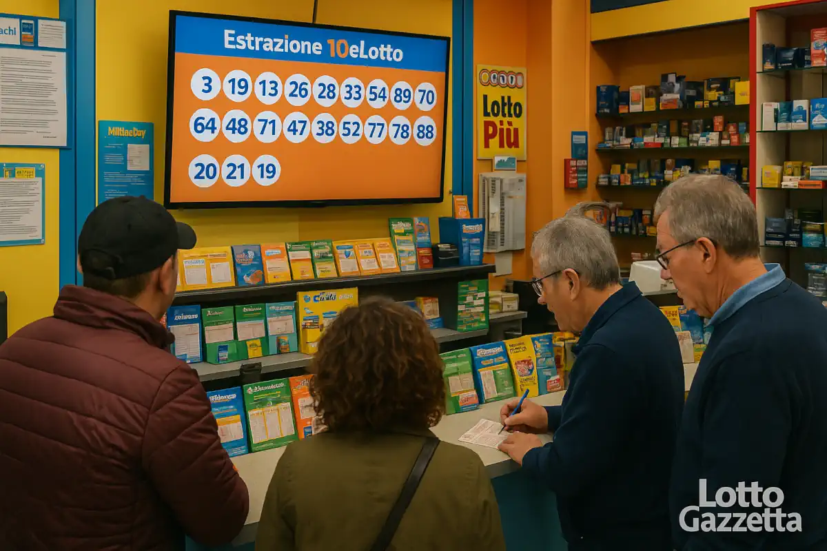 Estrazioni del 10eLotto del 26/06/2025