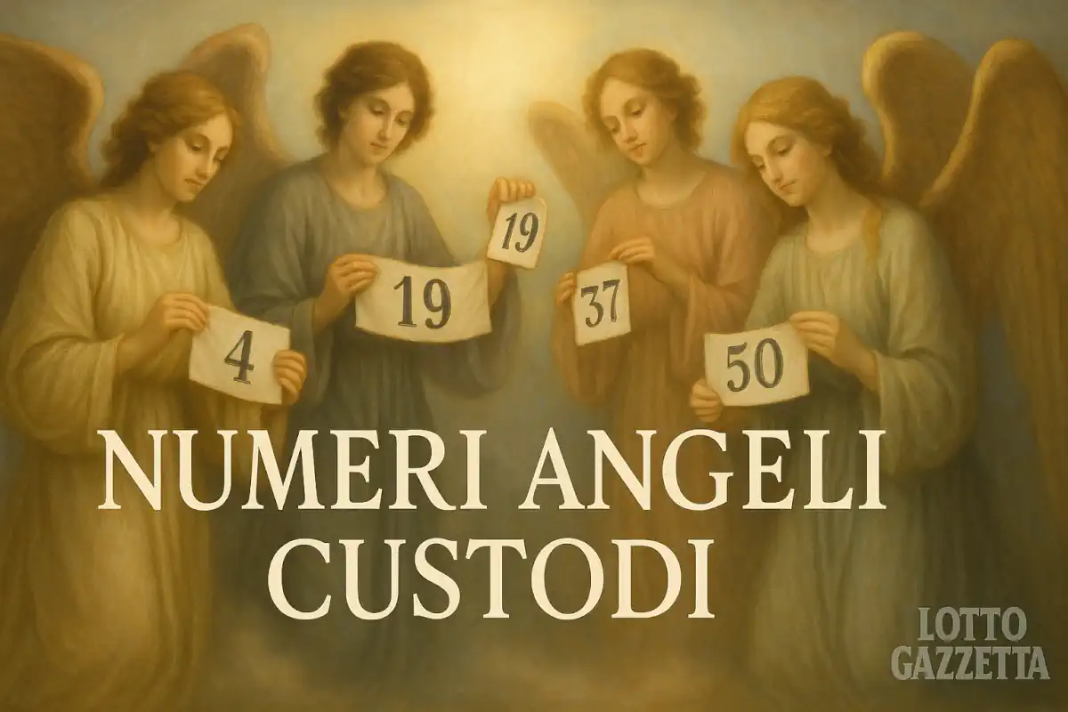 NUMERI DEGLI ANGELI CUSTODI del 13/06/2025