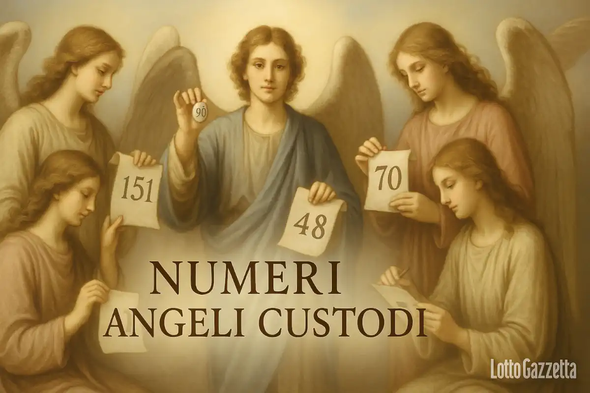 NUMERI DEGLI ANGELI CUSTODI del 14/06/2025