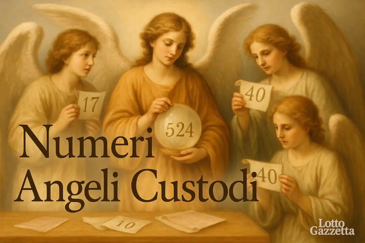 NUMERI DEGLI ANGELI CUSTODI del 01/07/2025