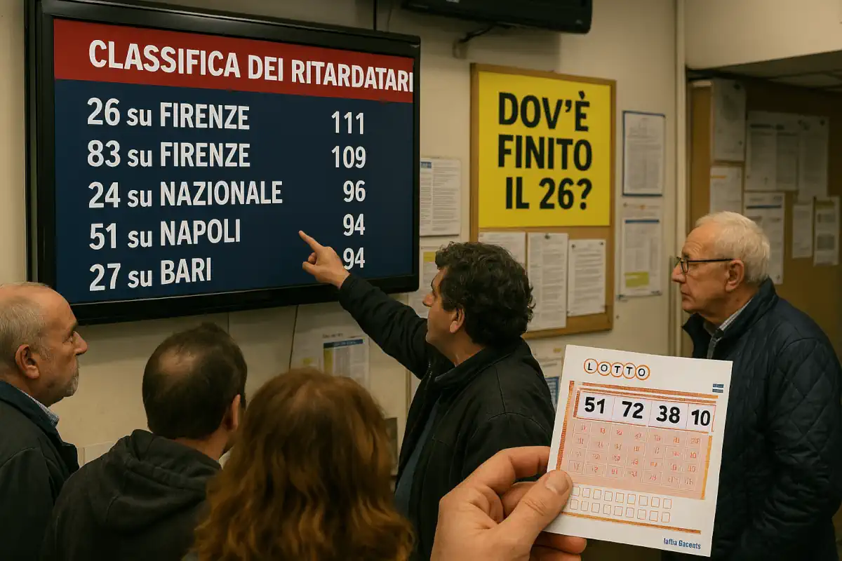 Il 26 su Firenze non si trova e attende da 111 concorsi!