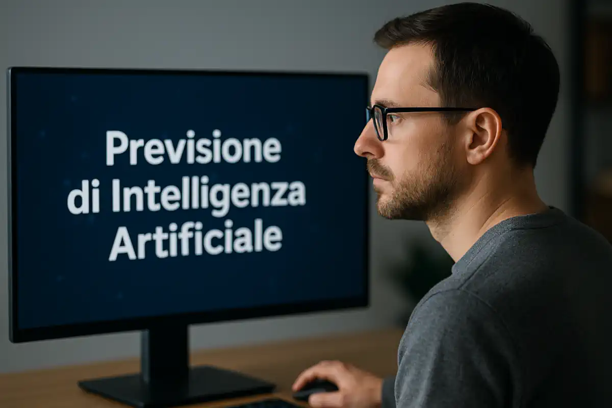 La previsione da AI: numeri, convergenze e... caso 6 La previsione da AI: numeri, convergenze e... caso