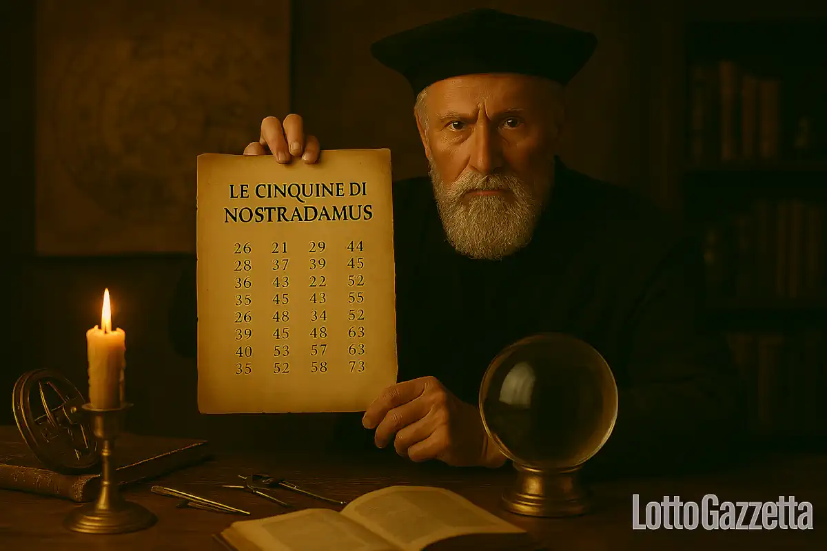 Le cinquine di NOSTRADAMUS del 03/07/2025