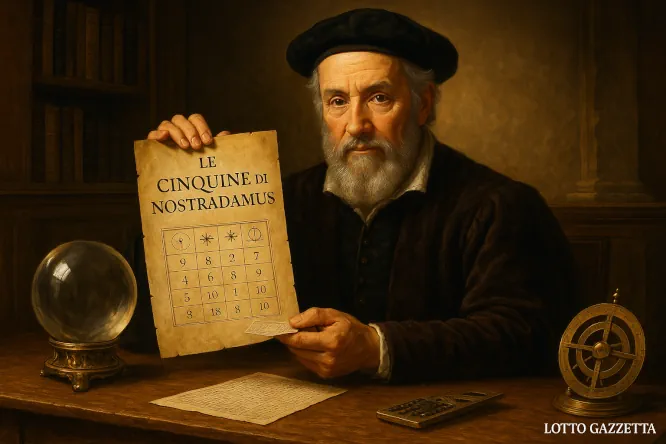 Le cinquine di NOSTRADAMUS del 06/06/2025