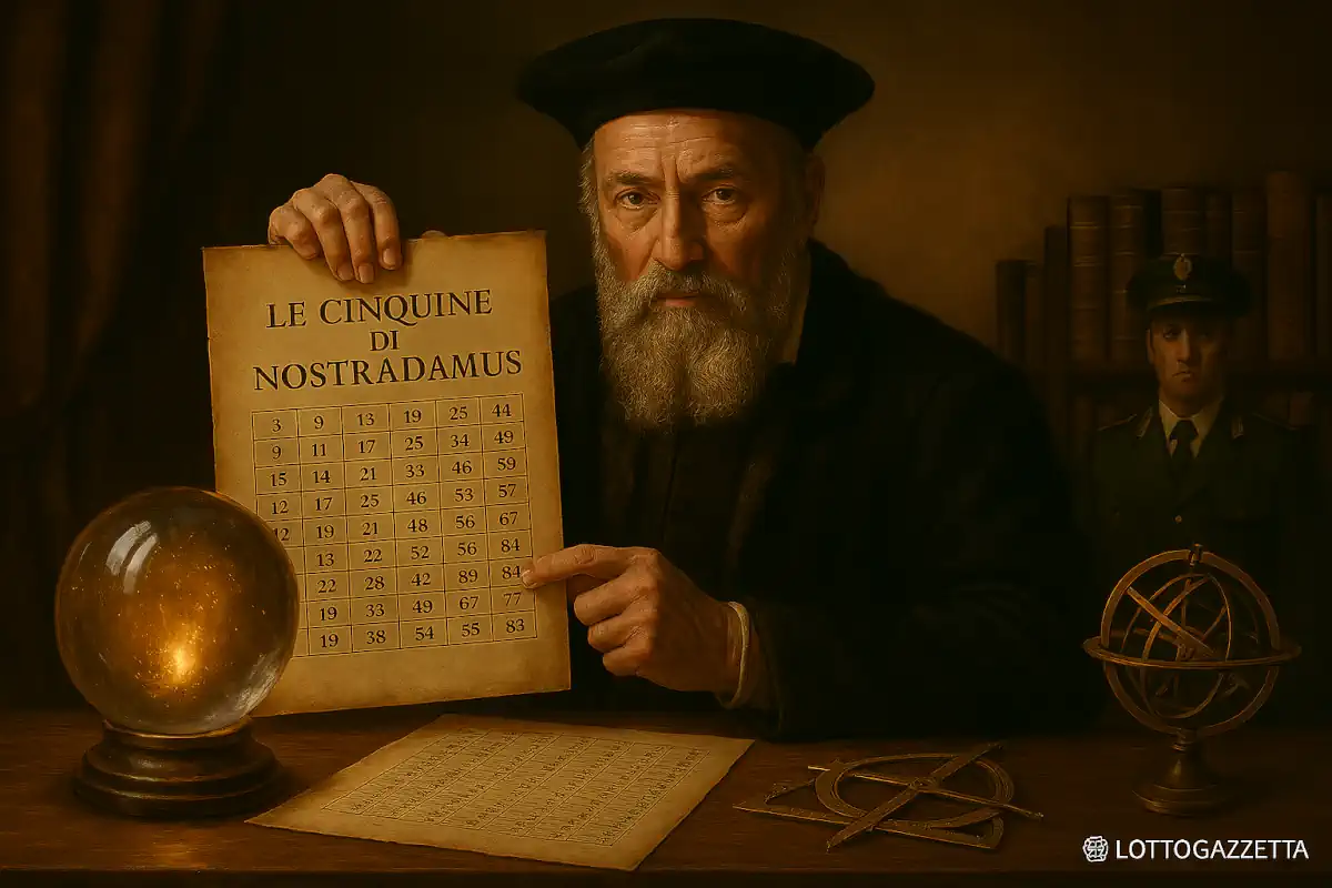 Le cinquine di NOSTRADAMUS del 01/07/2025