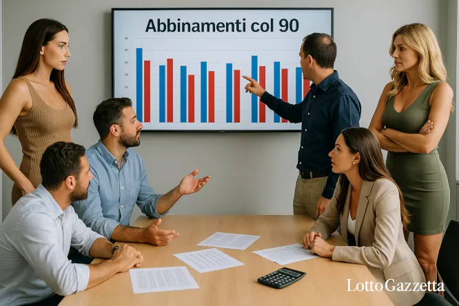 Gli abbinamenti con il 90 del 06/06/2025