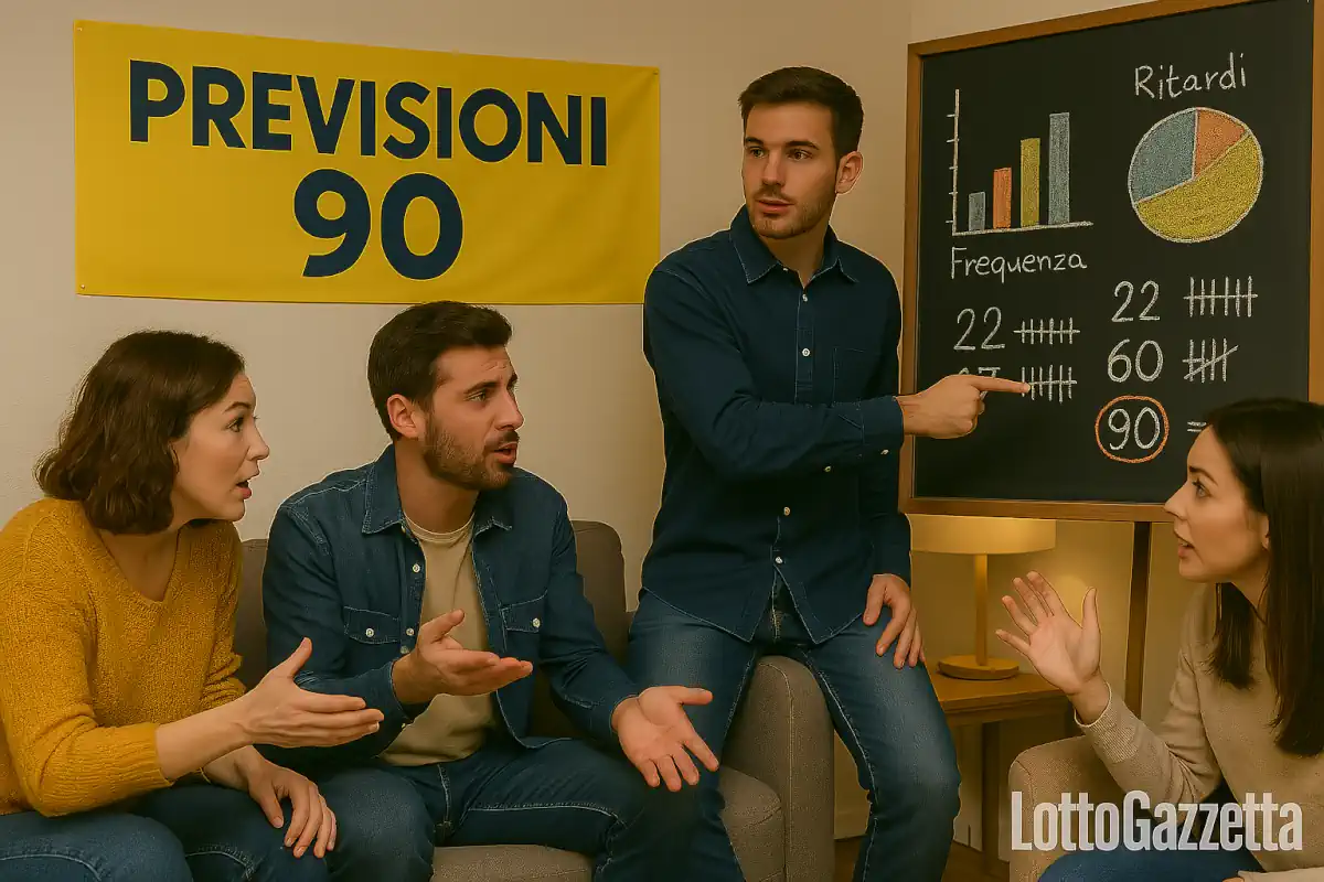 Previsioni Lotto con il 90 del 03/07/2025