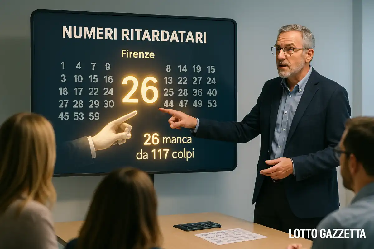 Lotto: il 26 su Firenze è il Numero Inarrestabile