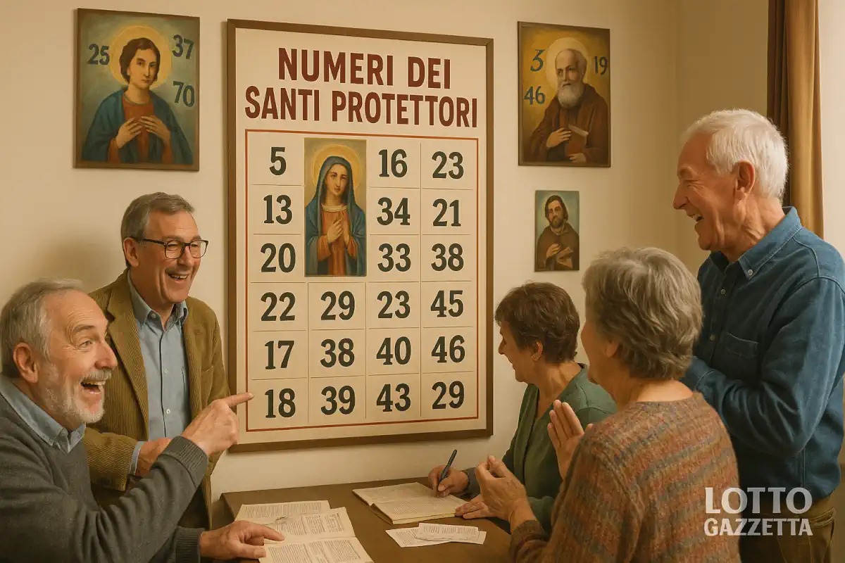 Numeri del Santo Protettore del 21/06/2025