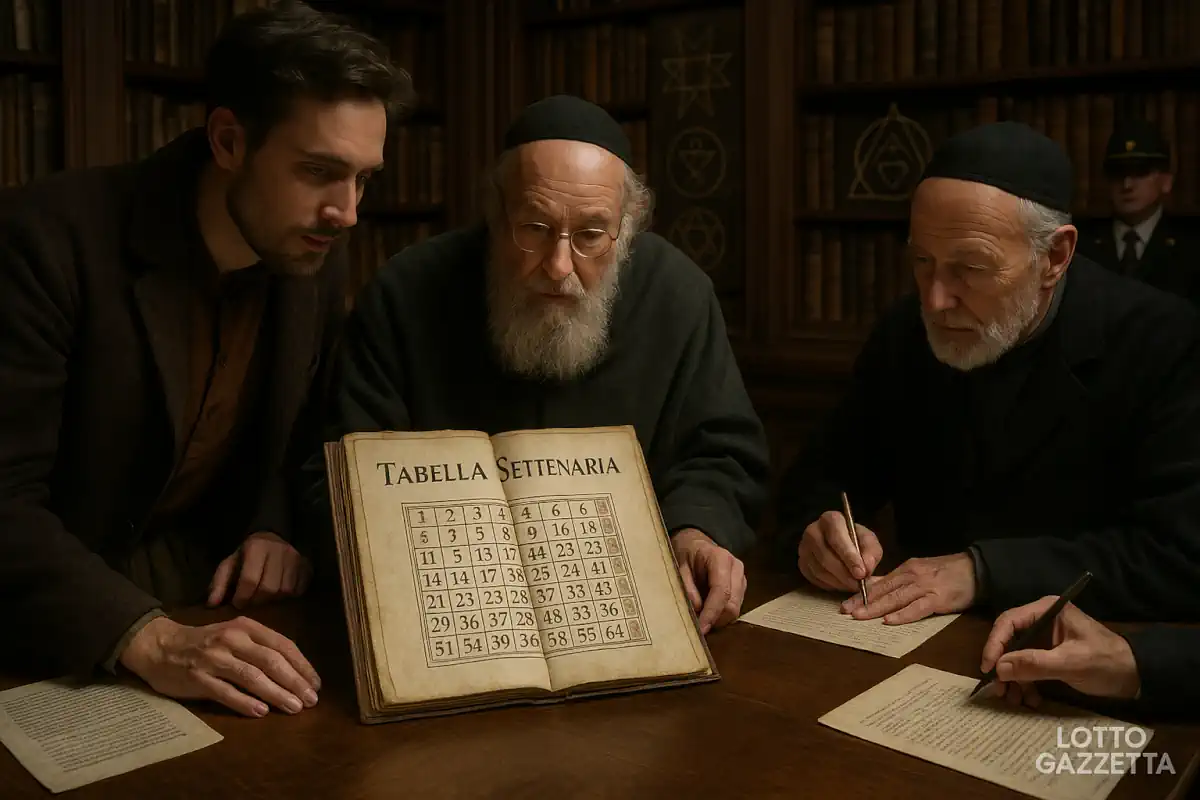 La Tabella SETTENARIA per il 13/06/2025