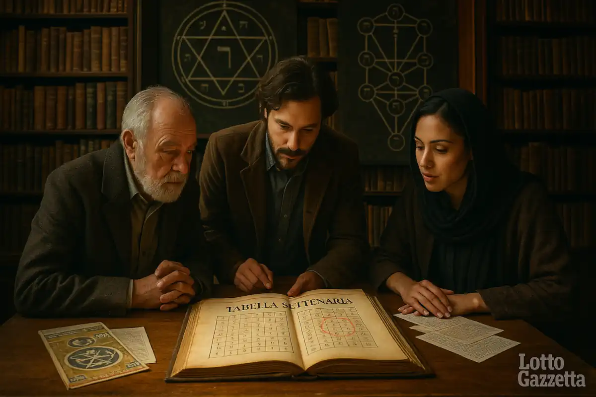 La Tabella SETTENARIA per il 20/06/2025