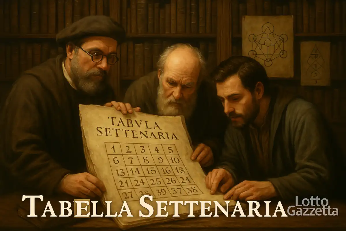 La Tabella SETTENARIA per il 28/06/2025