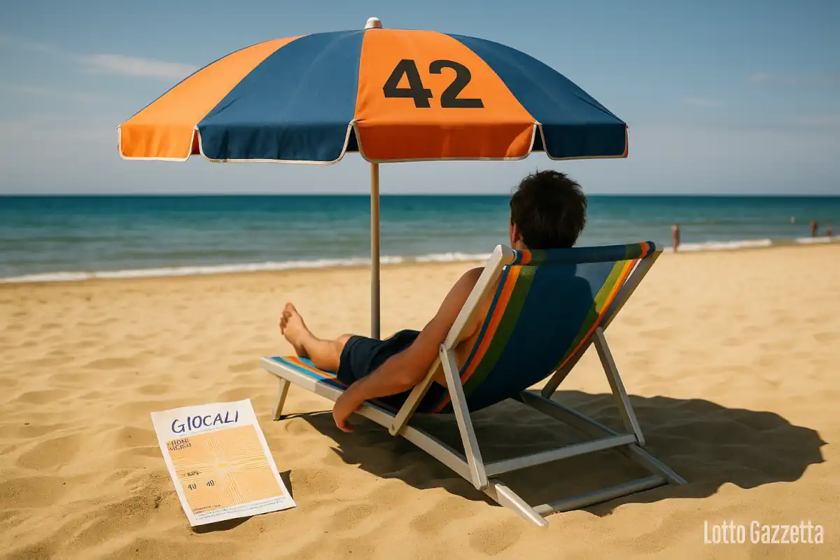 Il sogno dell’ombrellone col numero 42 e la schedina piegata