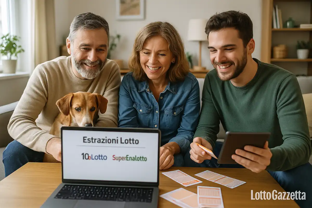 Lotto 10eLotto Superenalotto di 01/07/2025