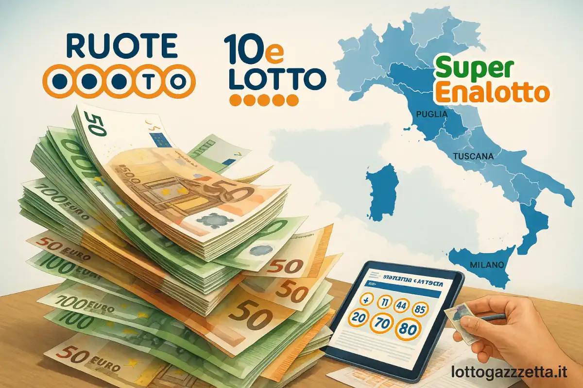 Vincite Incredibili! Lotto, 10eLotto e SuperEnalotto